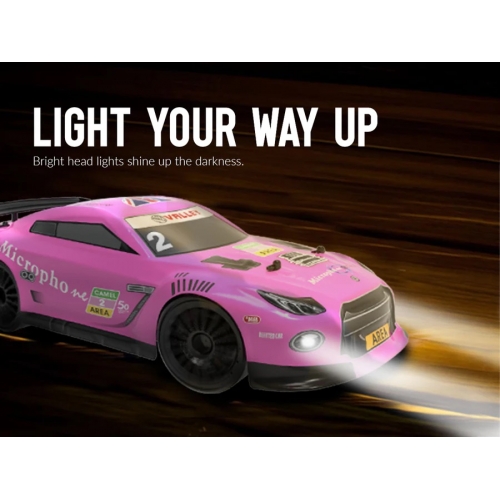 RACENT Drift Car 1/14 4WD 609PB2 - Brushed / Pink