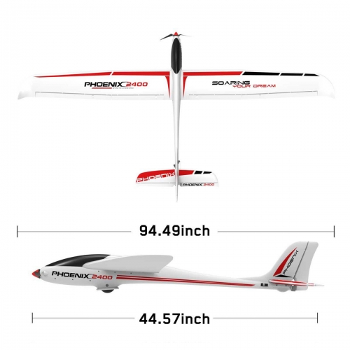 Volantex RC Phoenix 2400 6 channel Glider with 2400 mm wings 759-3 PNP