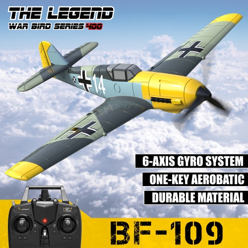 Volantex RC BF-109 with Xpilot One Key Aerobatic Stabilization System Perfect for Beginners 761-11 RTF