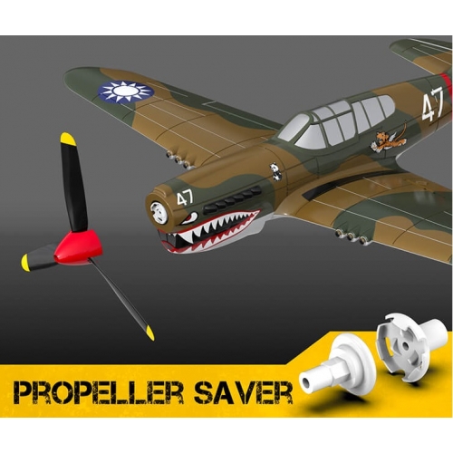 Volantex RC P40 Warhawk 400mm with Xpilot One Key Aerobatic Stabilization System Perfect for Beginners 761-13 RTF