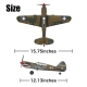Volantex RC P40 Warhawk 400mm with Xpilot One Key Aerobatic Stabilization System Perfect for Beginners 761-13 RTF