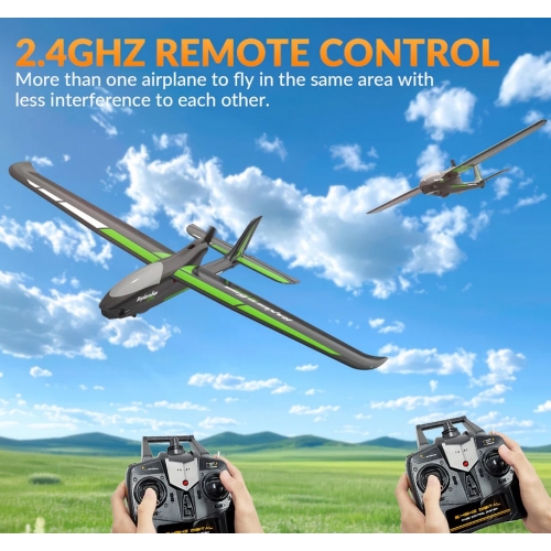 VolantexRC Ranger600 Stunt 4CH Remote Control Plane with Gyro 761-2SBRB2 RTF - Black