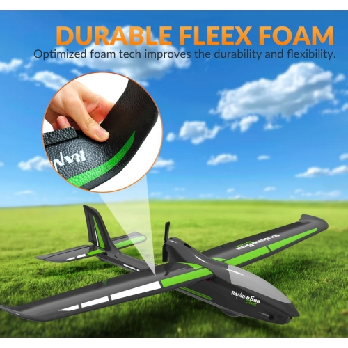 VolantexRC Ranger600 Stunt 4CH Remote Control Plane with Gyro 761-2SBRB2 RTF - Black