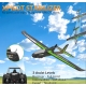 VolantexRC Ranger600 Stunt 4CH Remote Control Plane with Gyro 761-2SBRB2 RTF - Black