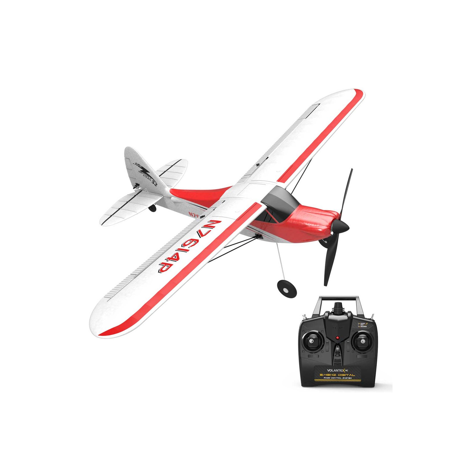 2.4GHz Radio Control Aircraft with 6-Axis Gyro Stabilizer 761-2 RTF RC Glider Plane Remote Control Airplane Ranger600 Ready to Fly One-Key Return Function for Beginners