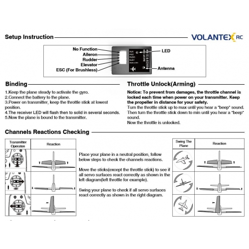 Volantex RC Ranger 750 Wingspan EPO Integrated Gyro and GSP RC Airplane 767-2 RTF - 5G WIFI Cam