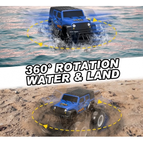 STEMTRON Amphibious Car 1/16 767BB2 - Brushed / Blue