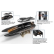 Volantex RC Atomic Brushless High Speed Racing RC Catamaran Boat 40mph Fast ABS Unibody Hull - 792-6R RTR  Black