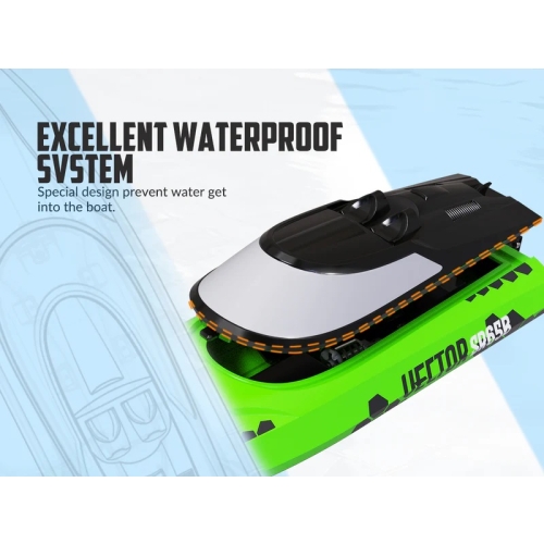Volantex RC Vector SR65B High-Speed Brushless RC Boat 60km/h Self-righting Reverse 792-7GR RTR - Green