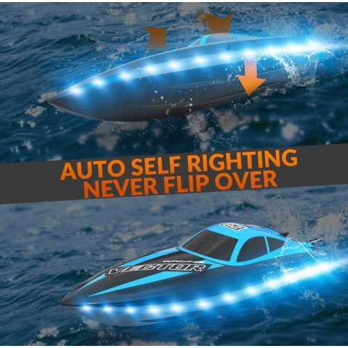 Volantex RC Vector Lumen motorboat with self-reversing system 795-6 RTR - brushed / blue