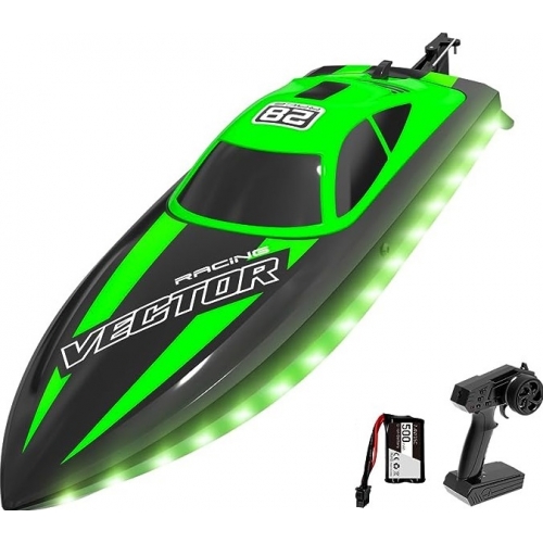 Volantex RC Vector Lumen motorboat with self-reversing system 795-6 RTR - brushed / Green