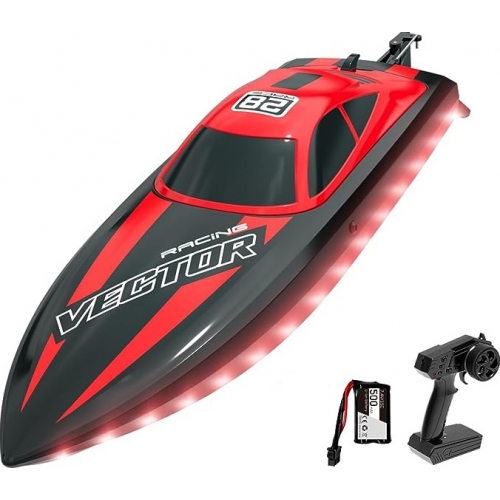Volantex RC Vector Lumen motorboat with self-reversing system 795-6 RTR - brushed / red
