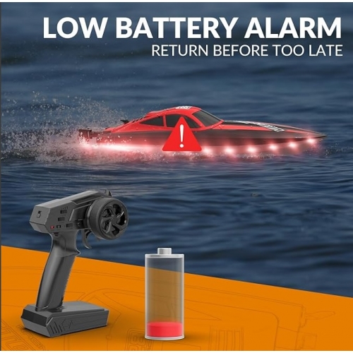 Volantex RC Vector Lumen motorboat with self-reversing system 795-6 RTR - brushed / red
