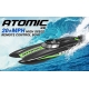 VOLANTEXRC AtomicXS Remote Control Boat for Kids Play in Pool Easy Running 795-5 RTR - Brushed / Black