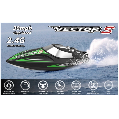 Volantex RC Vector S Brushed RTR ABS Hull 40km/h Self-righting Boat 797-4 RTR