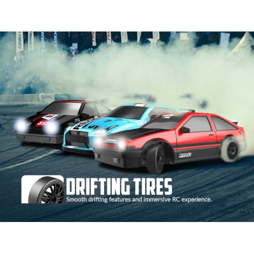 RACENT Zoom Master Drift Car 1/24 4WD 927RB2 - Brushed / Red