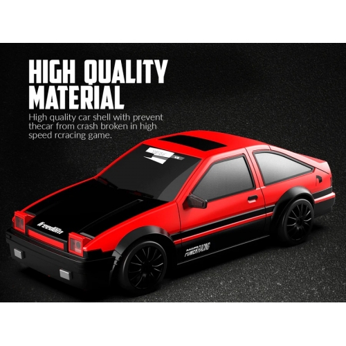 RACENT Zoom Master Drift Car 1/24 4WD 927RB2 - Brushed / Red